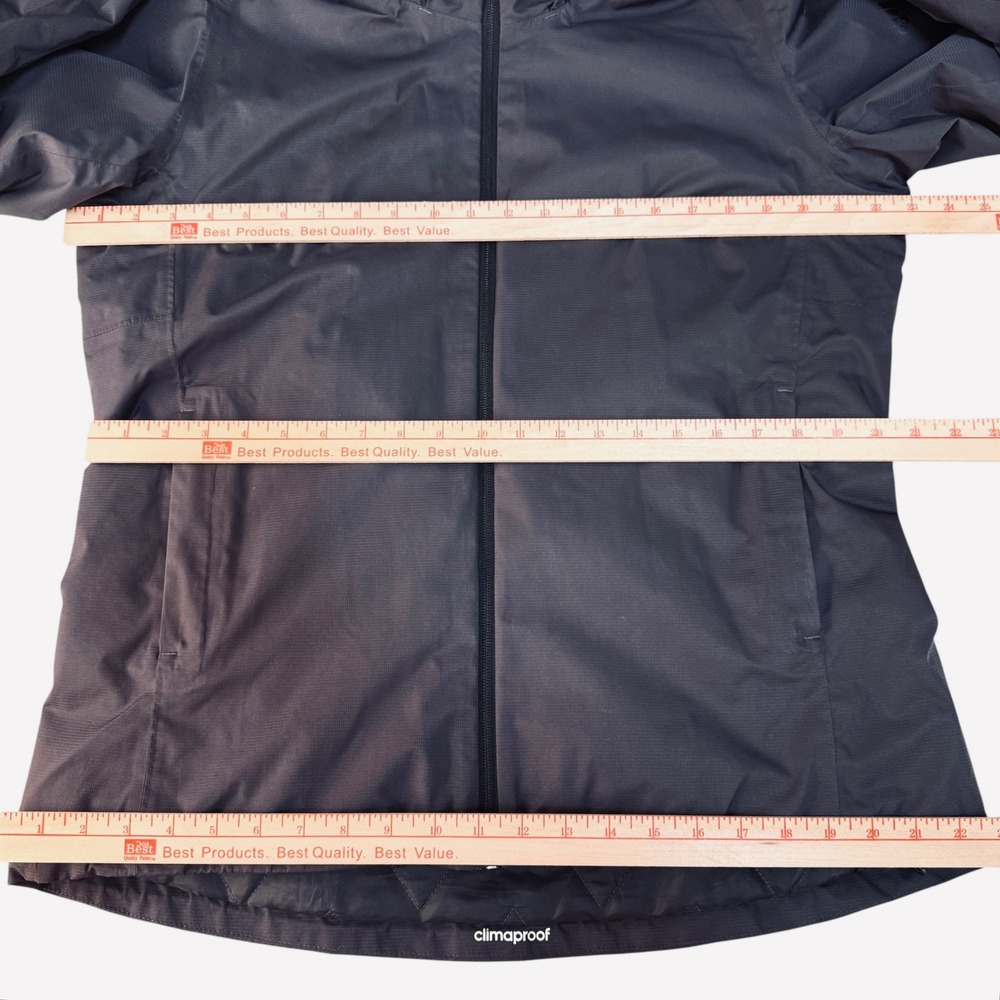 Adidas ClimaProof Large Dark Gray Waterproof Insulated Hooded Jacket Chest 46" - Picture 12 of 15